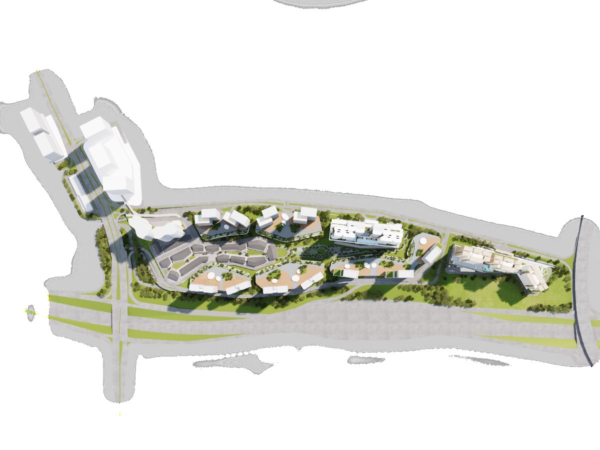 Ground floor site plan of ARAS Residences